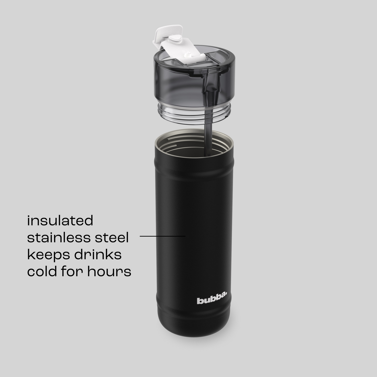 bubba 32 oz DualSip Insulated Stainless Steel Water Bottle - Office Siren - US 7376