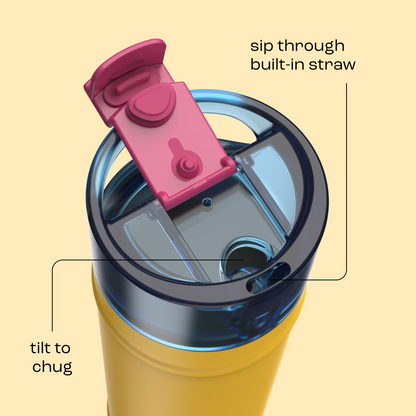 bubba 24 oz DualSip Insulated Stainless Steel Water Bottle - Spirit Week - US 4027