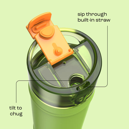 bubba 24 oz DualSip Insulated Stainless Steel Water Bottle - Glow Up - US 7726