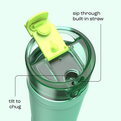 bubba 24 oz DualSip Insulated Stainless Steel Water Bottle - Tropical Eclipse - US 8242