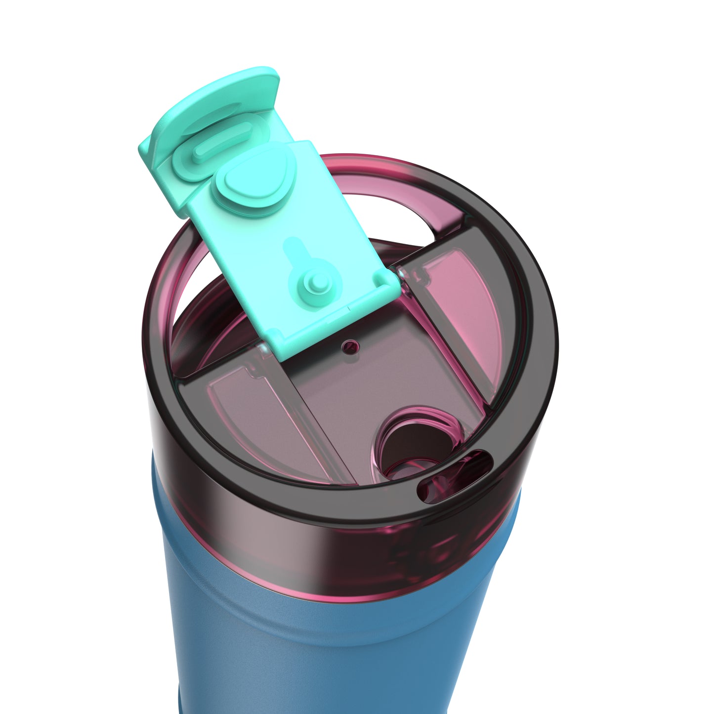 bubba 24 oz DualSip Insulated Stainless Steel Water Bottle - Blue Ribbon - US 7228