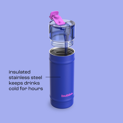 bubba 18 oz DualSip Insulated Stainless Steel Water Bottle - Ocean Energy - US 2248