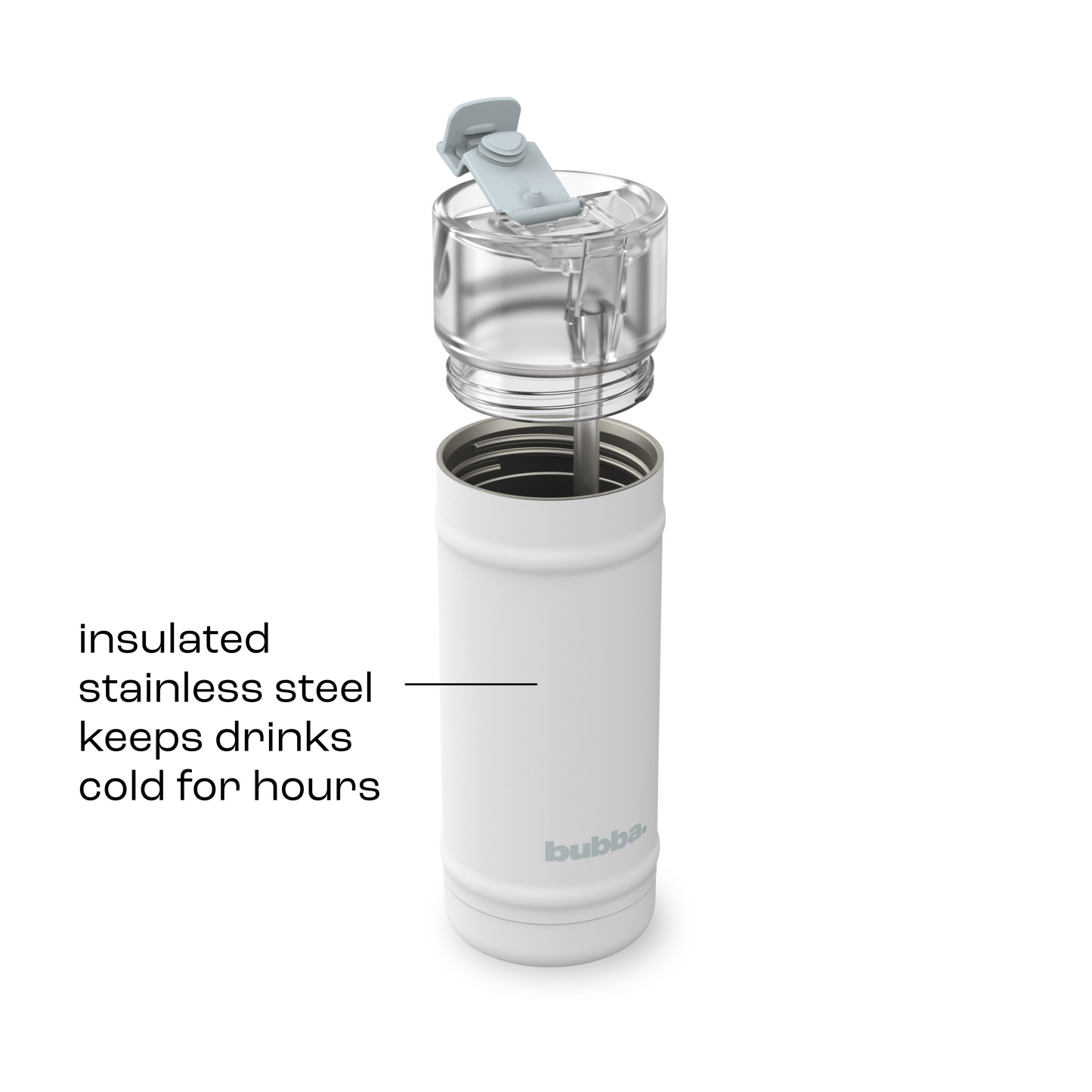bubba 18 oz DualSip Insulated Stainless Steel Water Bottle - Fresh Kicks - US 6250