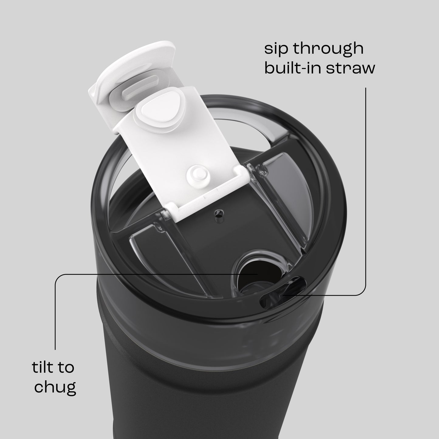 bubba 24 oz DualSip Insulated Stainless Steel Water Bottle - Office Siren - US 6883