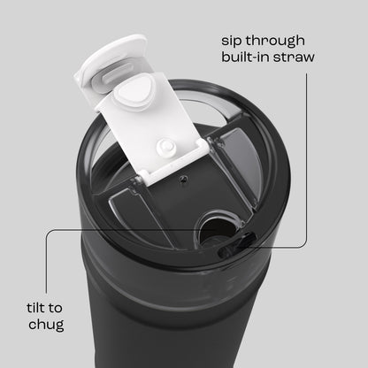 bubba 24 oz DualSip Insulated Stainless Steel Water Bottle - Office Siren - US 6883