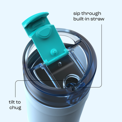 bubba 18 oz DualSip Insulated Stainless Steel Water Bottle - Daydreamin - US 9514