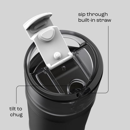 bubba 18 oz DualSip Insulated Stainless Steel Water Bottle -  Office Siren - US 6987