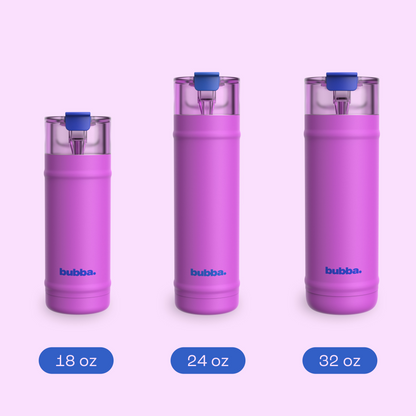 bubba 18 oz DualSip Insulated Stainless Steel Water Bottle - Mood Booster - US 9869