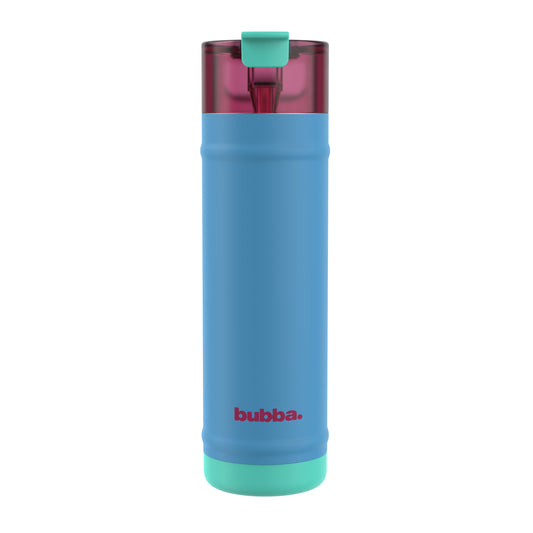 bubba 24 oz DualSip Insulated Stainless Steel Water Bottle - Blue Ribbon - US 7228