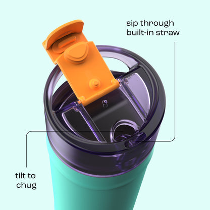 bubba 24 oz DualSip Insulated Stainless Steel Water Bottle -  Field Trip - US 5802