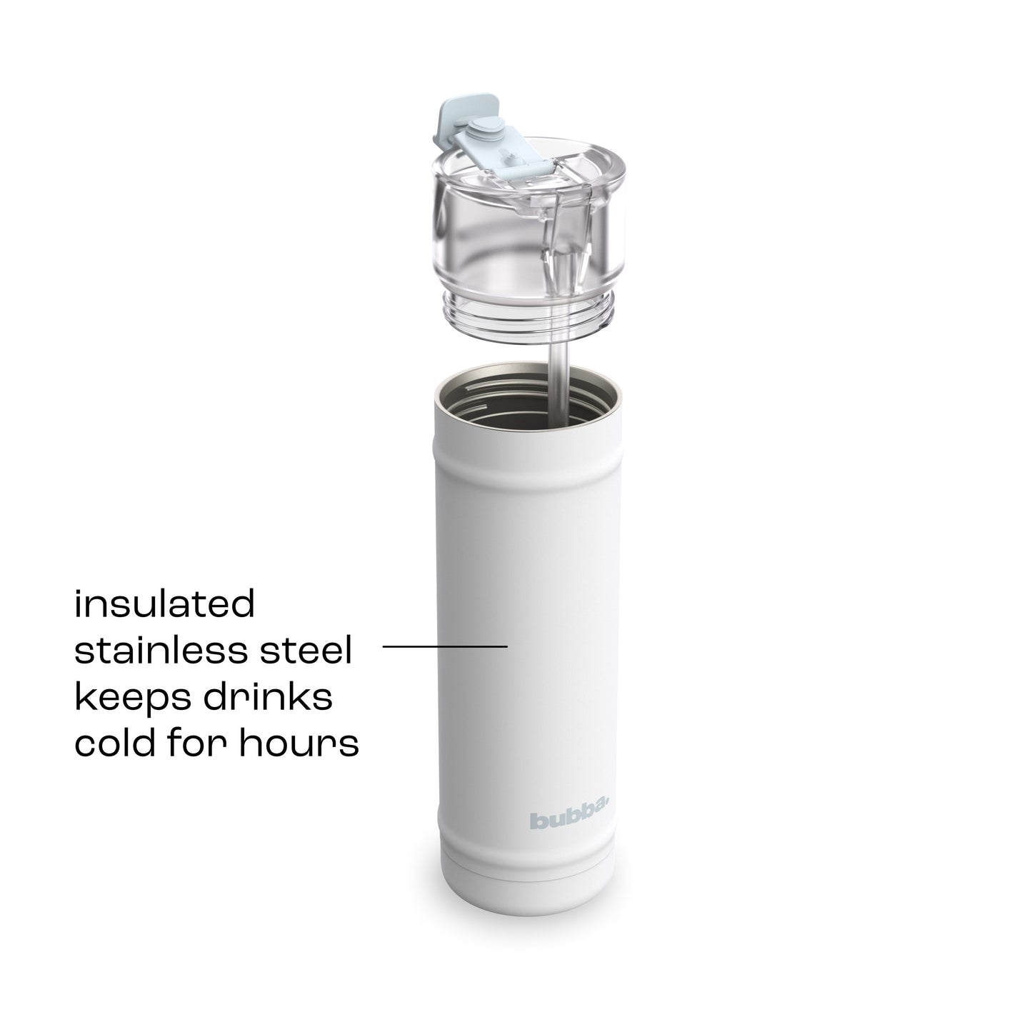 bubba 24 oz DualSip Insulated Stainless Steel Water Bottle - Fresh Kicks - US 4308